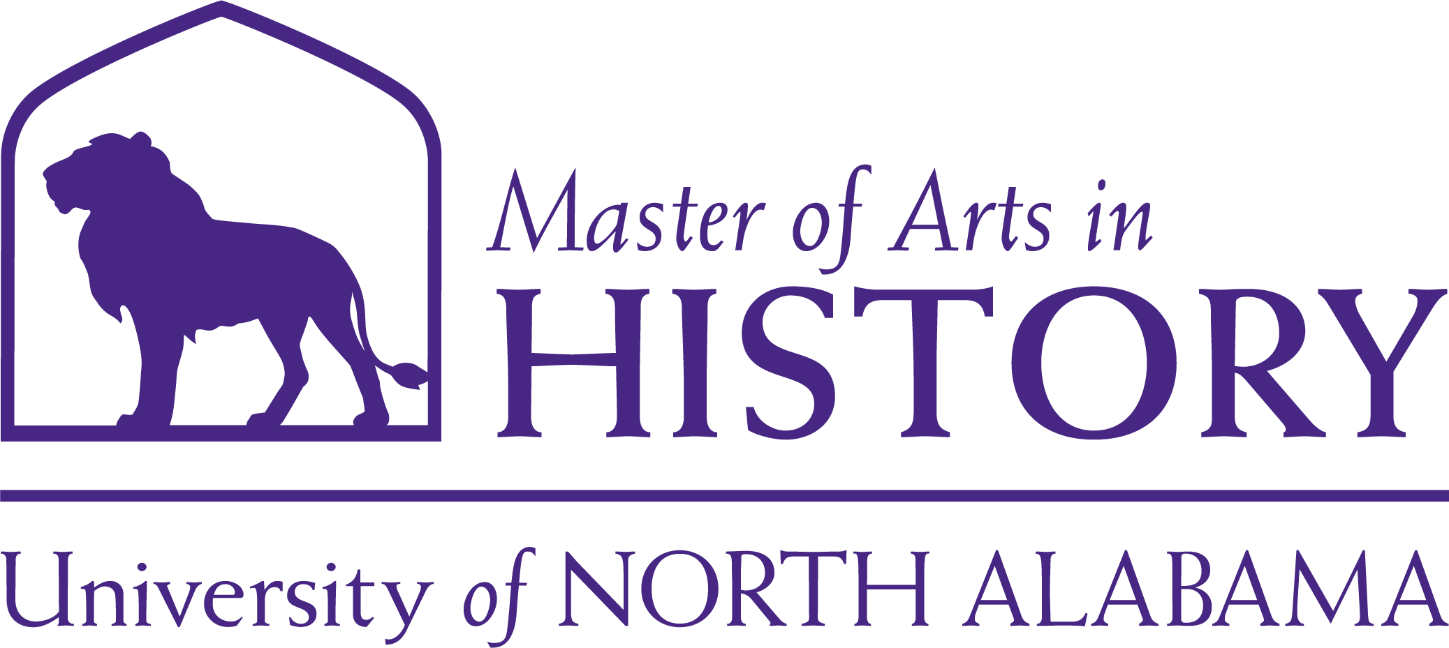 History Masters Dept logo in Purple